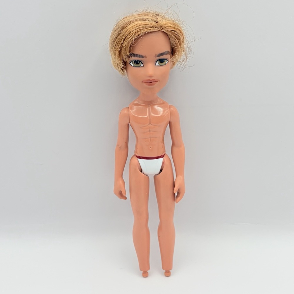 Bratz Doll Boys Boyz Bryce Doll Blonde Hair Green Eyes Nude Doll Only Tan